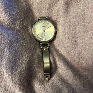 Silver, Fossil watch